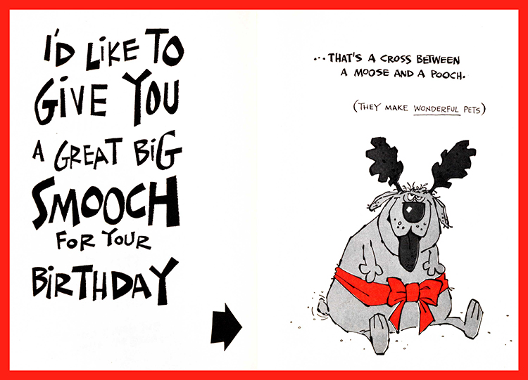 A greeting card comic from 