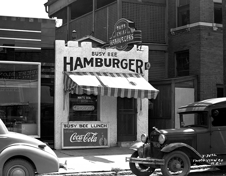 Busy Bee Lunch at 3041 Prospect, 1940.