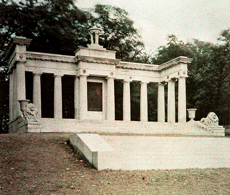 The Thomas H. Swope Memorial in Swope Park.