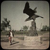 Eagle Statue on Ward Parkway at 67th Street