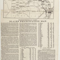 Map of Missouri - Blair's Emancipation Map