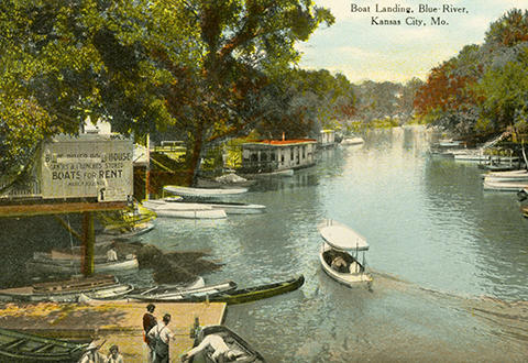 Blue River Postcard